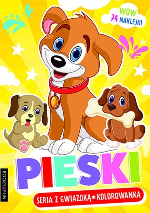 Pieski. Kolorowanka