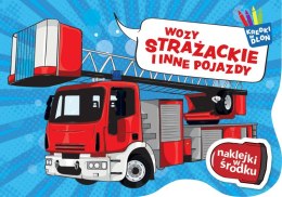 Wozy strażackie i inne pojazdy. Kredki w dłoń