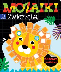 Mozaiki. Zwierzęta. Zabawa z naklejkami