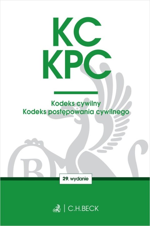 KC. KPC. Kodeks cywilny. Kodeks postępowania cywilnego wyd. 29