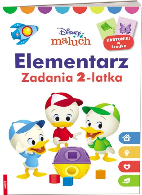 Disney maluch Elementarz Zadania 2-latka MCK-9201