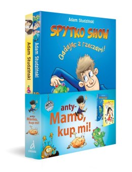 Pakiet anty-Mamo, kup mi! Spytko Show. Gadając z rzeczami! / Chciejosztuczki. Książka zakazana przez Chciejokorp.