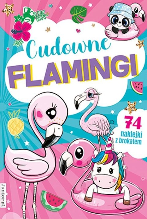 Cudowne flaming. Kolorowanka