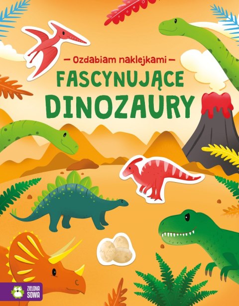 Fascynujące dinozaury. Ozdabiam naklejkami