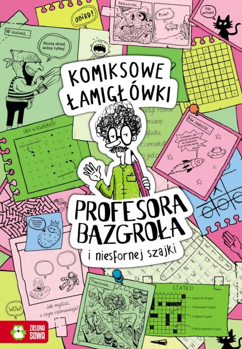 Komiksowe łamigłówki Profesora Bazgroła i zgranej paczki