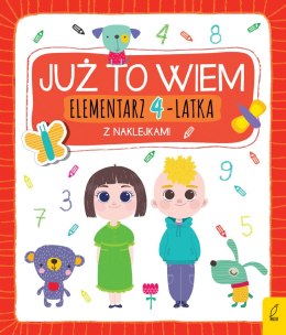 Elementarz 4-latka z naklejkami już to wiem