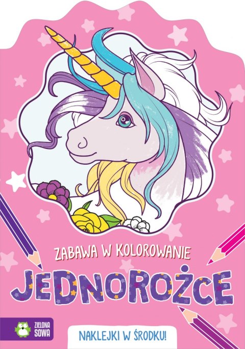 Jednorożce. Zabawa w kolorowanie