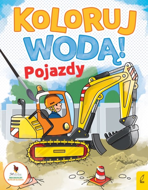 Pojazdy. Koloruj wodą