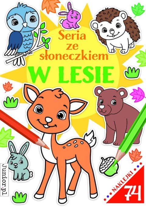 W lesie. Seria ze słoneczkiem