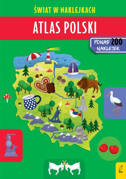 Atlas Polski. Świat w naklejkach