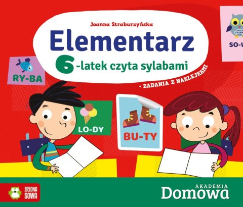 Elementarz 6-latek czyta sylabami domowa akademia