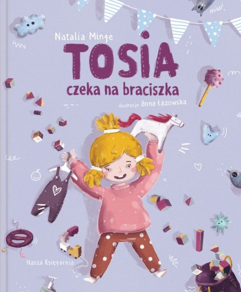 Tosia czeka na braciszka