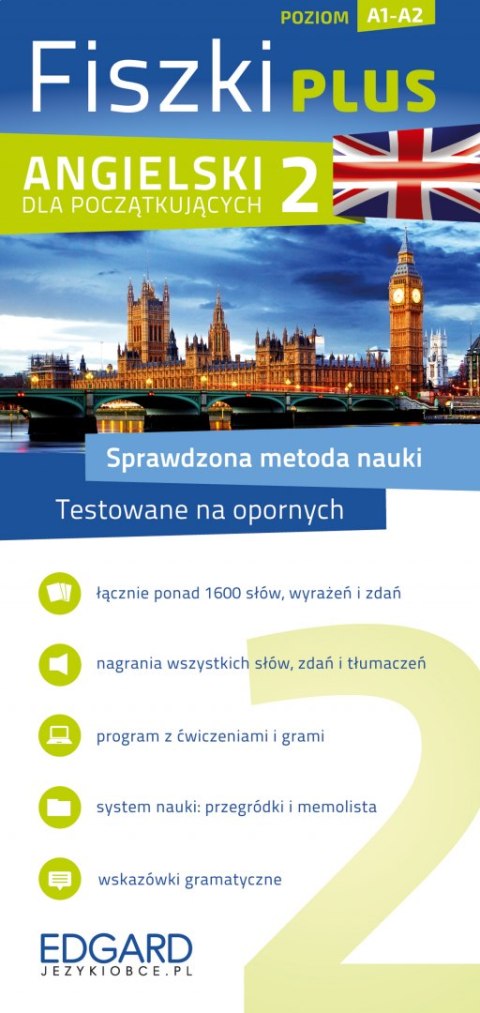 Angielski. Fiszki PLUS dla początkujących 3. Poziom A1-A2