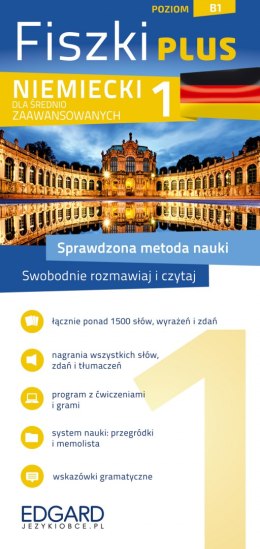 Niemiecki. Fiszki PLUS dla średnio zaawansowanych 1. Poziom B1