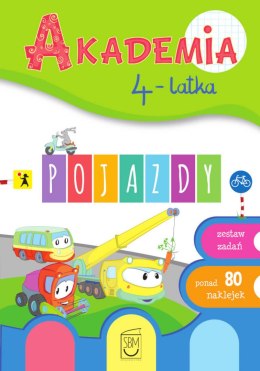 Pojazdy. Akademia 4-latka