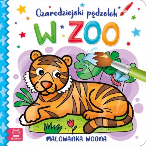 W zoo. Czarodziejski pędzelek. Malowanka wodna