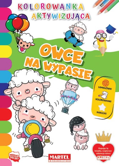 Owce na wypasie. Kolorowanka aktywizująca