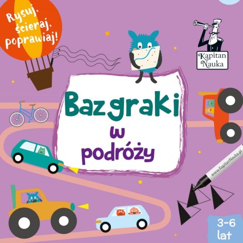 Bazgraki w podróży. Kapitan Nauka. Bazgraki wyd. 2