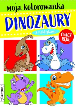 Dinozaury. Moja kolorowanka