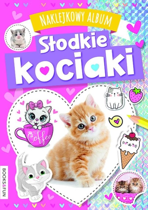 Słodkie kociaki. Naklejkowy album