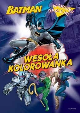 Batman. Wesoła kolorowanka z naklejkami