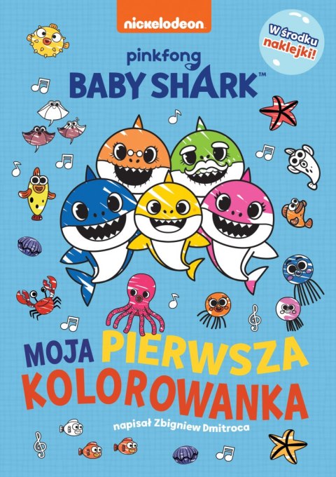 Moja pierwsza kolorowanka. Baby Shark