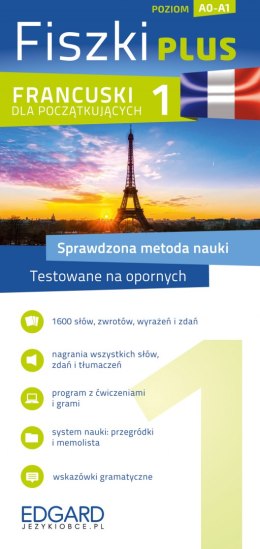 Francuski. Fiszki PLUS dla początkujących 1. Poziom A0-A1 wyd. 2