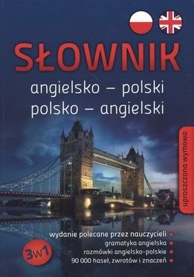 Słownik angielsko-polski polsko-angielski gramatyka rozmówki 90 000 haseł