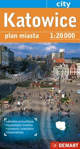 Katowice plan miasta 1:20 000