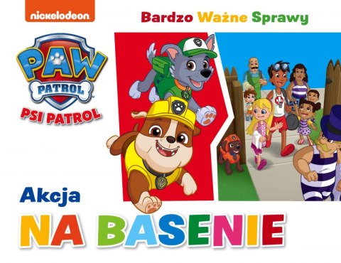 Akcja na basenie. Psi Patrol. Bardzo ważne sprawy