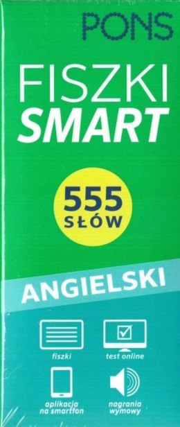 Fiszki SMART 555 Angielski W.2 PONS