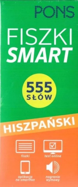 Fiszki SMART 555 Hiszpański W.2 PONS