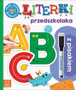 Literki przedszkolaka z pisakiem. Piszę, czytam i zmazuję wyd. 2