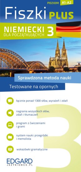 Niemiecki. Fiszki PLUS dla początkujących 3/. Poziom A1-A2 wyd. 2