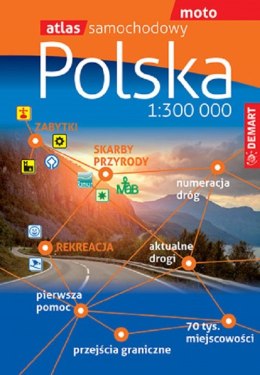 Polska. Atlas samochodowy 1:300 000 wyd. 2023/2024