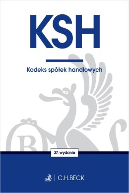 KSH. Kodeks spółek handlowych wyd. 37