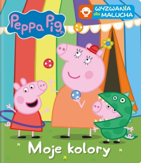 Moje kolory. Wyzwania dla malucha. Świnka Peppa