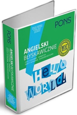 Angielski błyskawicznie czasy i czasowniki, gramatyka, zwroty i wyrażenia, słowa Segregator językowy PONS Poziom A1-A2 W.2