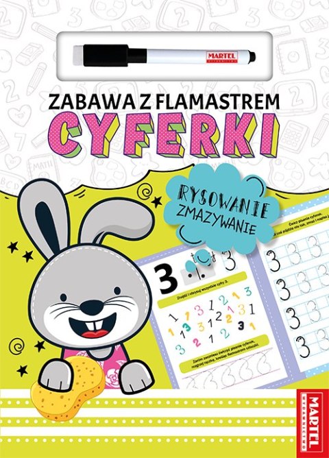 Cyferki. Zabawa z flamastrem