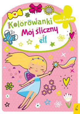 Mój śliczny elf. Kolorowanka z wykrojnikiem