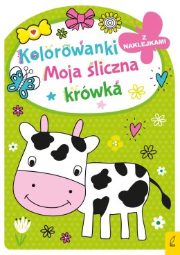 Moja śliczna krówka. Kolorowanka z wykrojnikiem