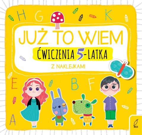 Ćwiczenia 5-latka z naklejkami już to wiem