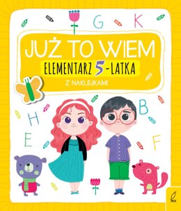 Elementarz 5-latka z naklejkami. Już to wiem