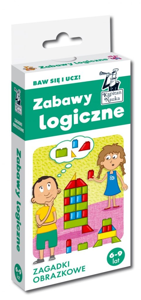 Zabawy logiczne. Zagadki obrazkowe. Kapitan Nauka wyd. 4