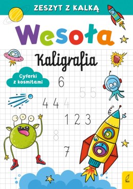 Cyferki z kosmitami. Wesoła kaligrafia