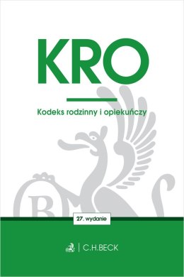 KRO. Kodeks rodzinny i opiekuńczy wyd. 27