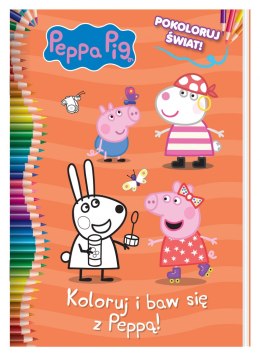 Koloruj i baw się z Peppą. Pokoloruj świat. Świnka Peppa