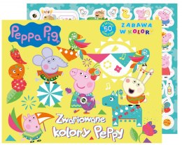 Zwariowane kolory Peppy. Zabawa w kolory. Świnka Peppa