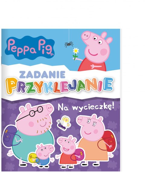 Na wycieczkę. Zadanie Przyklejanie. Świnka Peppa