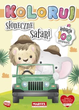 Słoneczne safari. Koloruj